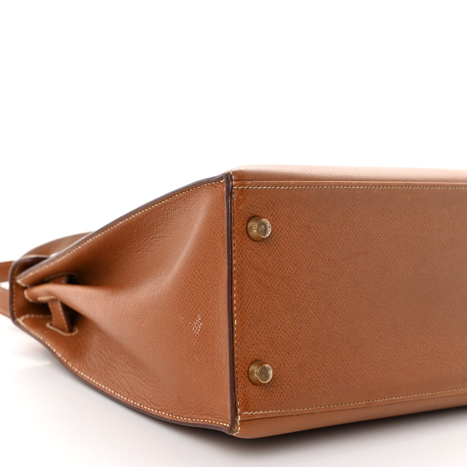Hermes Courchevel Kelly Sellier 28 Gold 9 of 14