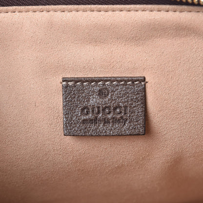Gucci GG Supreme Monogram Large Ophidia Pouch Clutch Brown 6 of 8