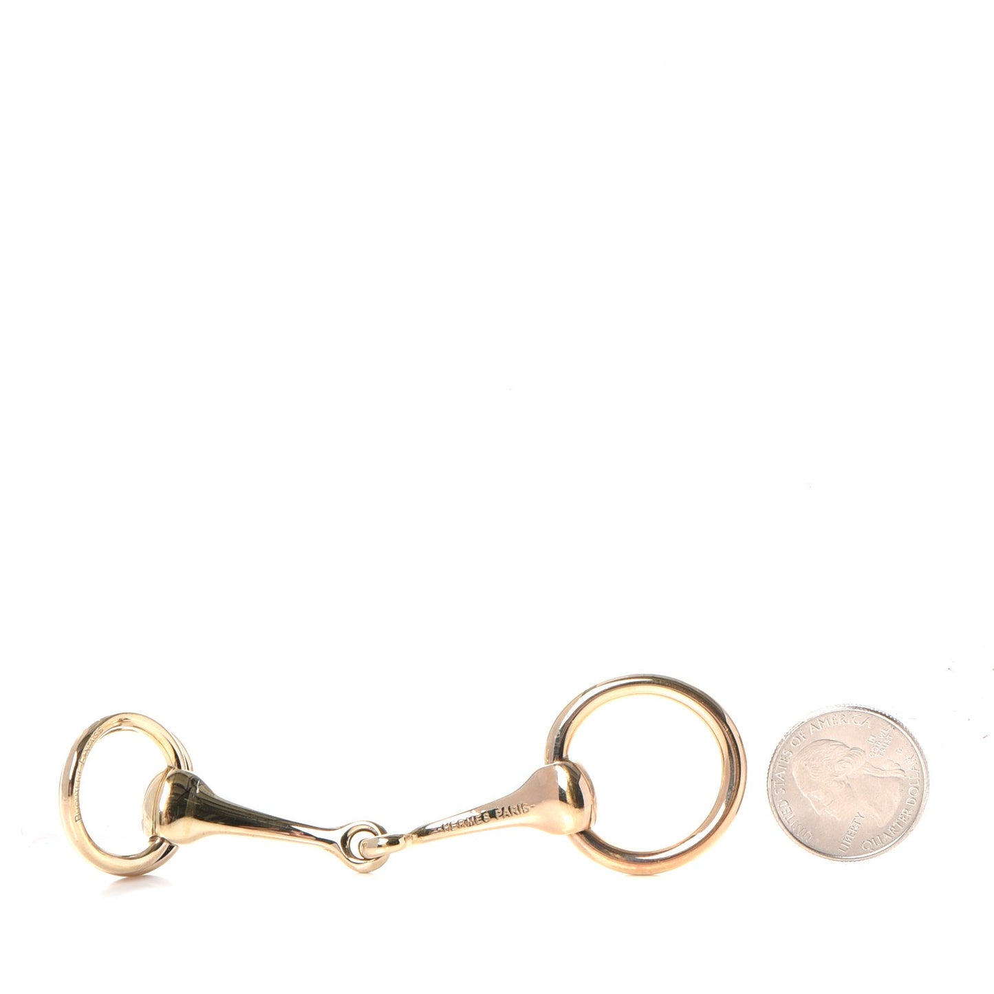 Permabrass Mors Scarf Ring Gold