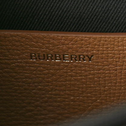 Burberry Derby Calfskin House Check Small Macken Crossbody Bag Camel 6 of 8