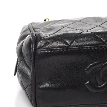 Chanel Lambskin Quilted Small Shoulder Bag Black 8 of 8