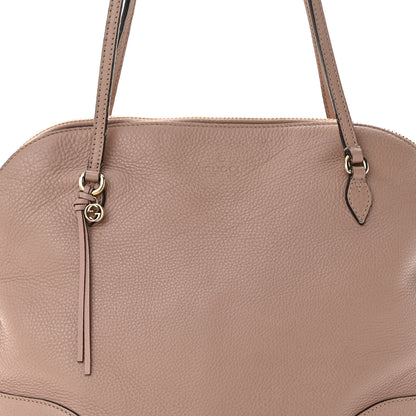 Gucci Pebbled Calfskin Medium Bree Shoulder Bag Pink 8 of 18