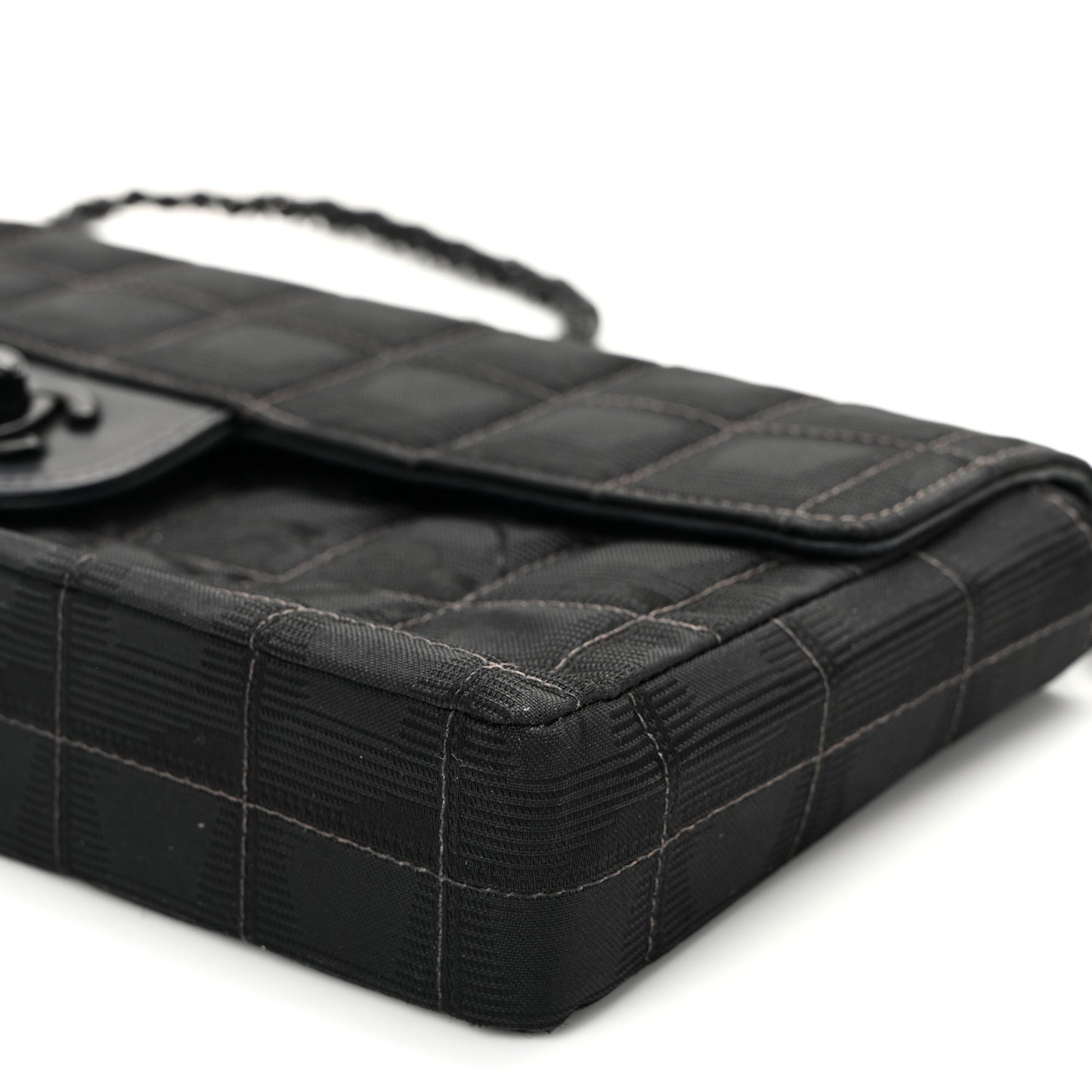 Nylon Travel East West Flap Black