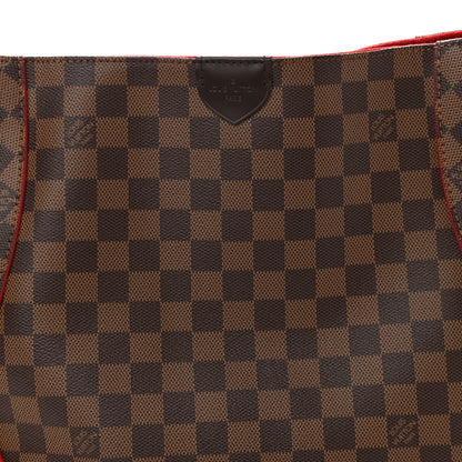 Louis Vuitton Damier Ebene Caissa Hobo Cherry 8 of 11