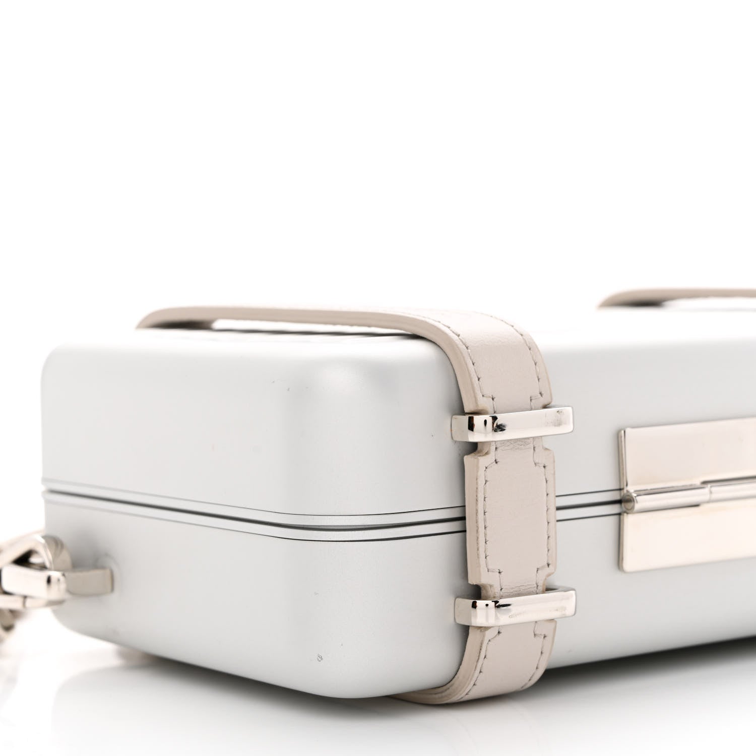 Christian Dior X RIMOWA Aluminum Personal Clutch On Strap Silver 10 of 13