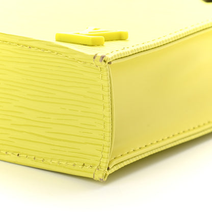 Louis Vuitton Epi Petit Sac Plat Yellow Citron 9 of 10