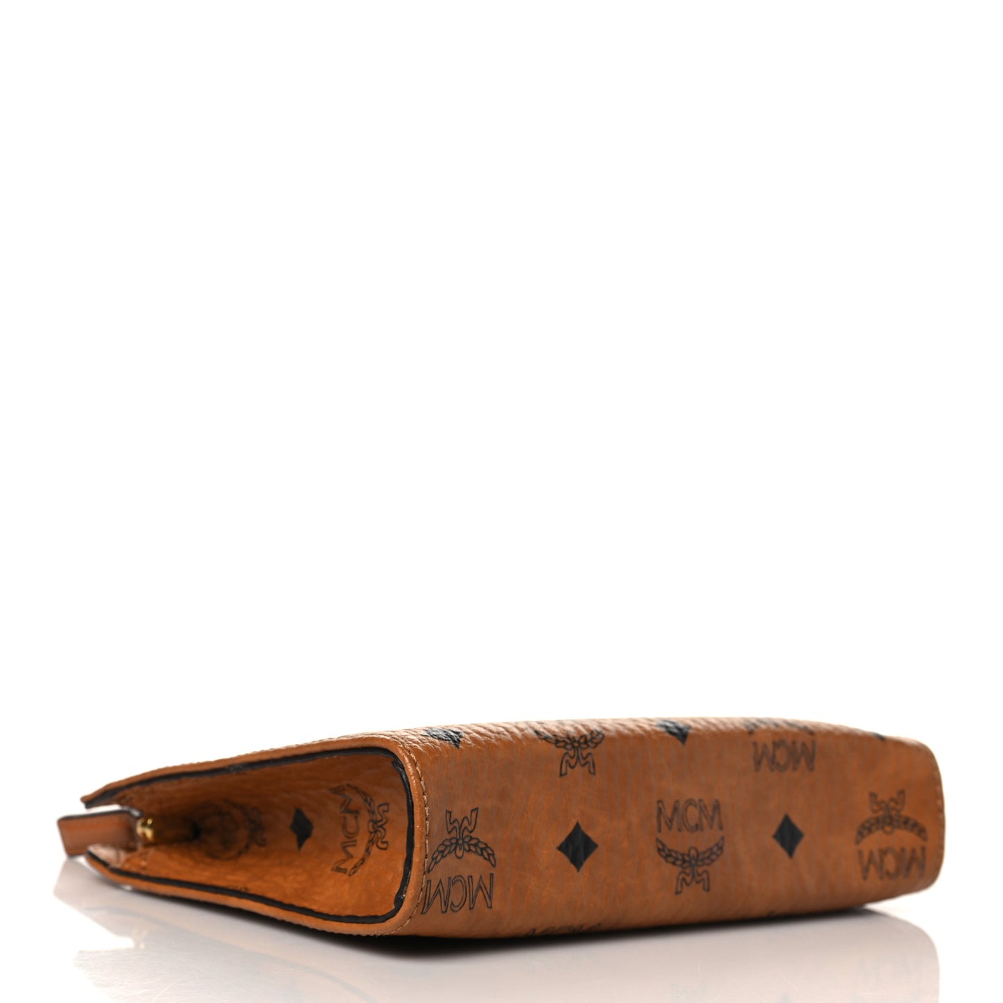 Visetos Small Zip Pouch Cognac
