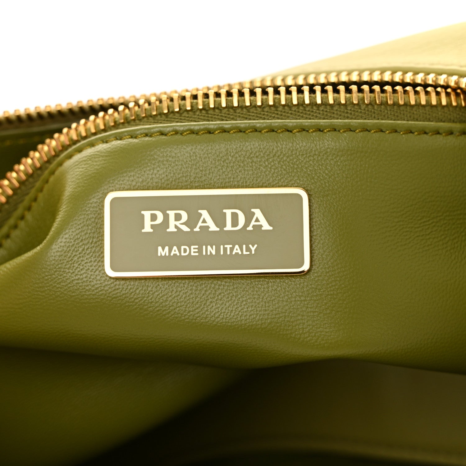 Prada Soft Calfskin Medium Aimee Shoulder Bag Pistachio 6 of 10
