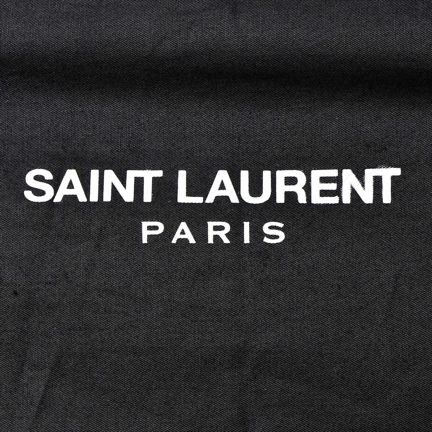Saint Laurent Grained Calfskin Small Cabas Rive Gauche Red 21 of 22