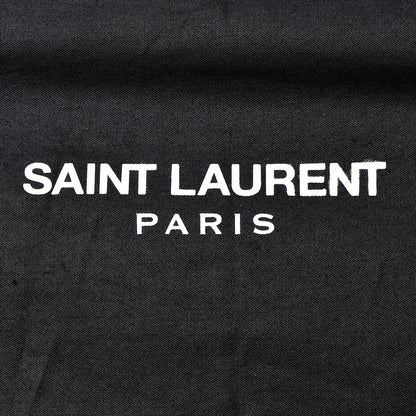 Saint Laurent Grained Calfskin Small Cabas Rive Gauche Red 21 of 22