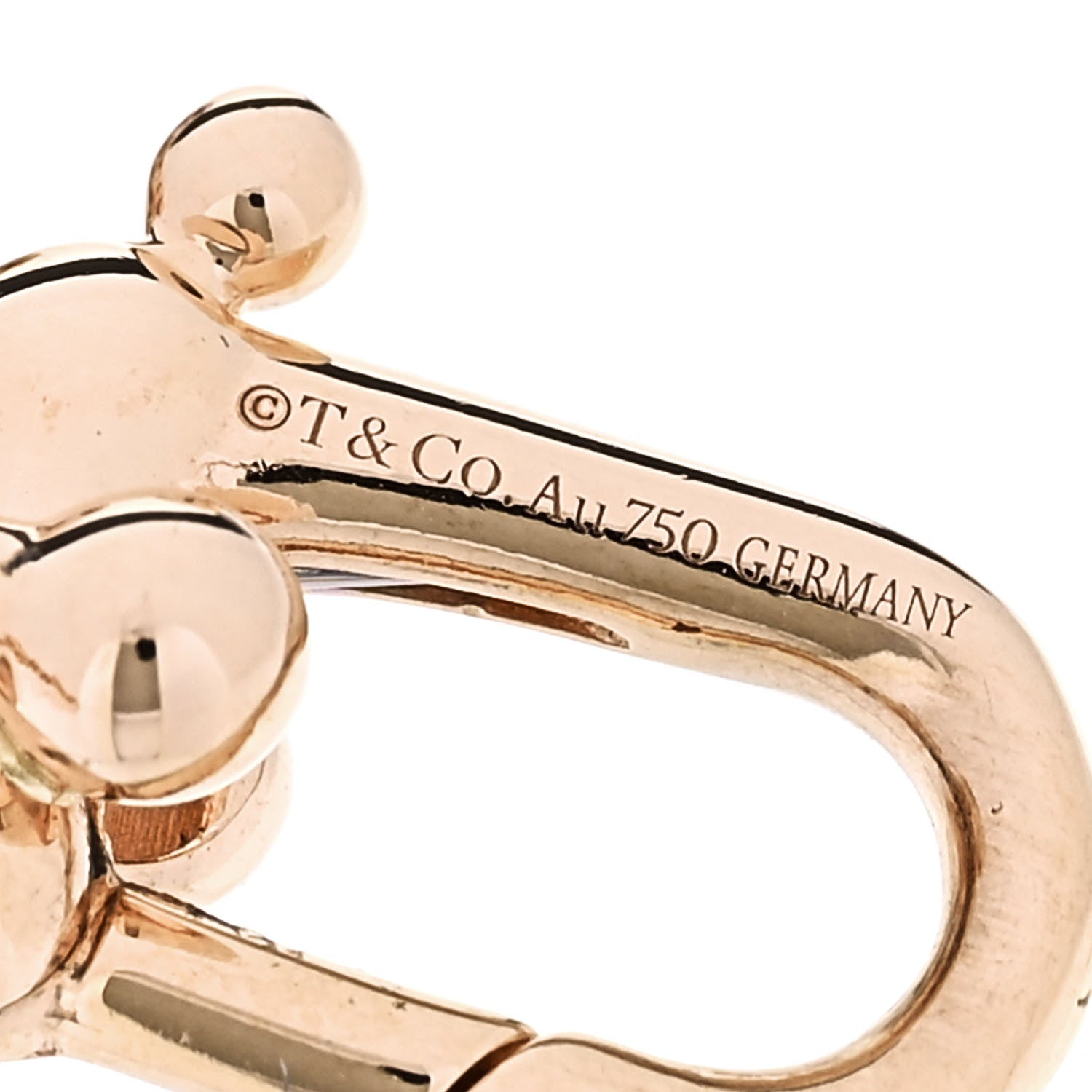 Tiffany 18K Rose Gold Small HardWear Link Bracelet 4 of 5