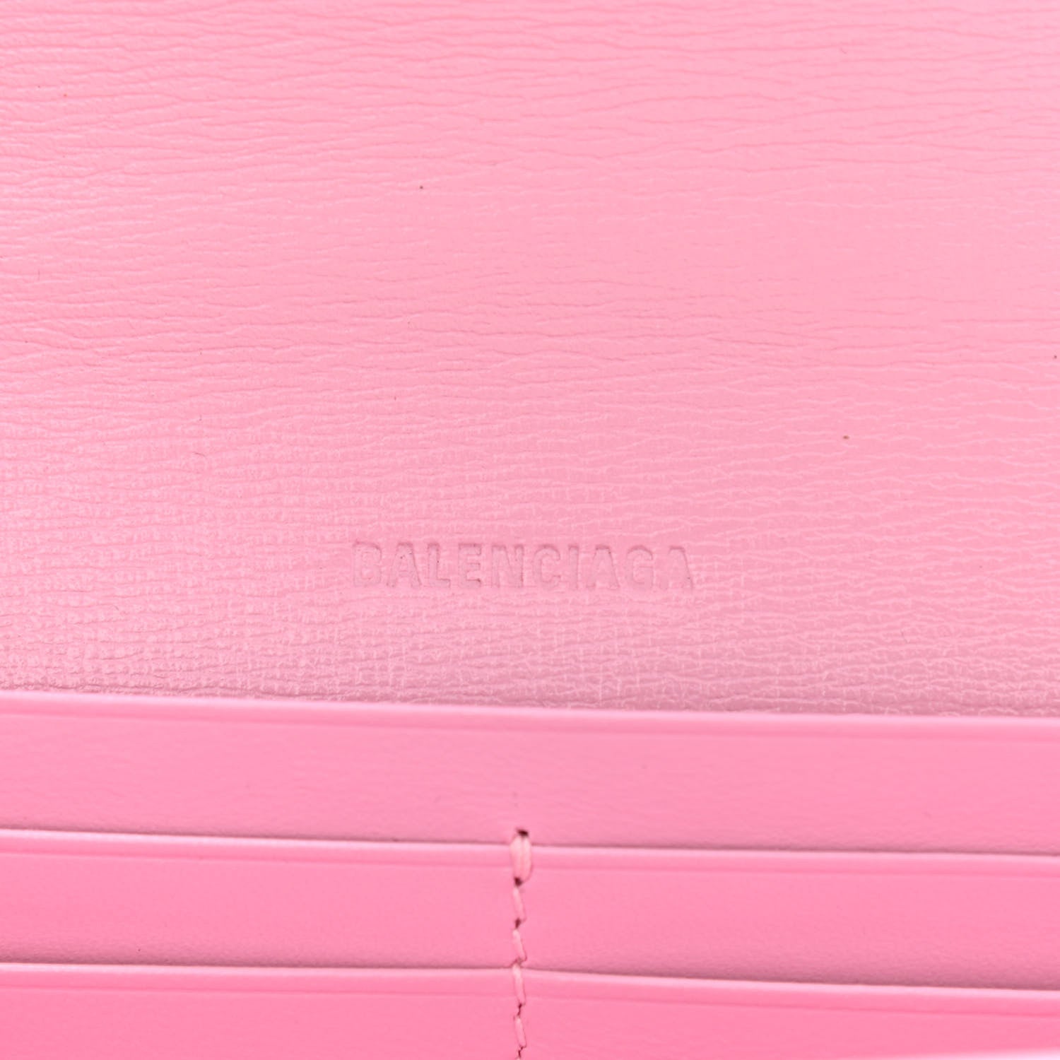 Balenciaga Calfskin Stripe Embossed Gossip Chain Bag XS Candy Pink 6 of 10