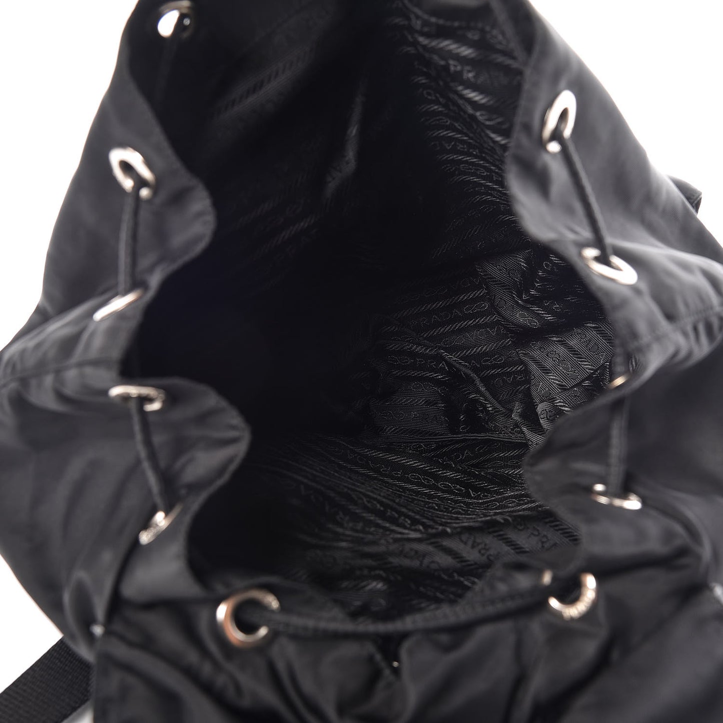 Nylon Vela Medium Backpack Black