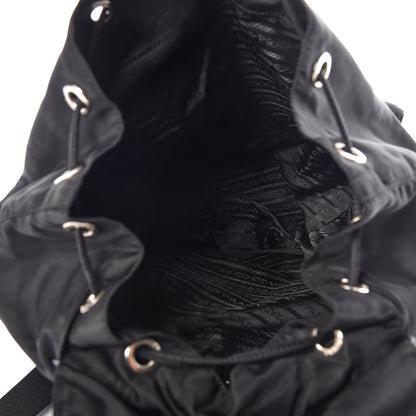 Prada Nylon Vela Medium Backpack Black 5 of 10