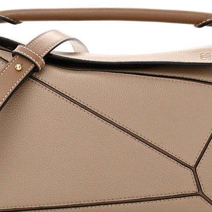 Loewe Grained Calfskin Small Puzzle Bag Sand Mink 7 of 11