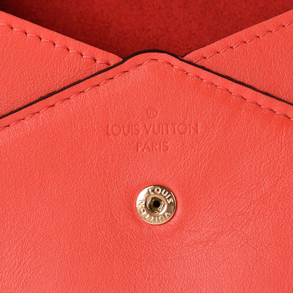 Louis Vuitton Veau Cachemire Chinese New Year Rooster Envelope Pouch Red 6 of 8
