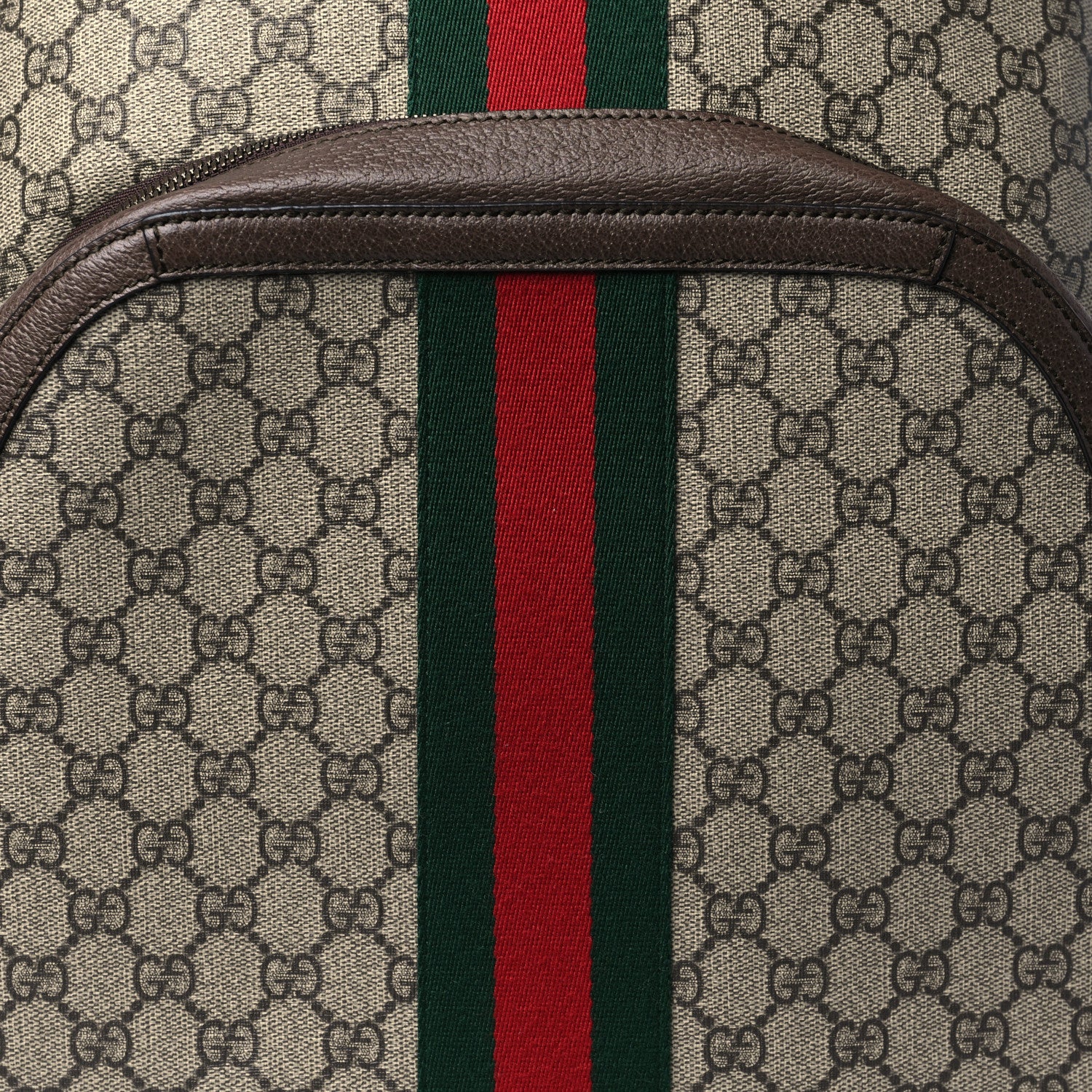Gucci GG Supreme Monogram Medium Ophidia Day Backpack Brown 9 of 11