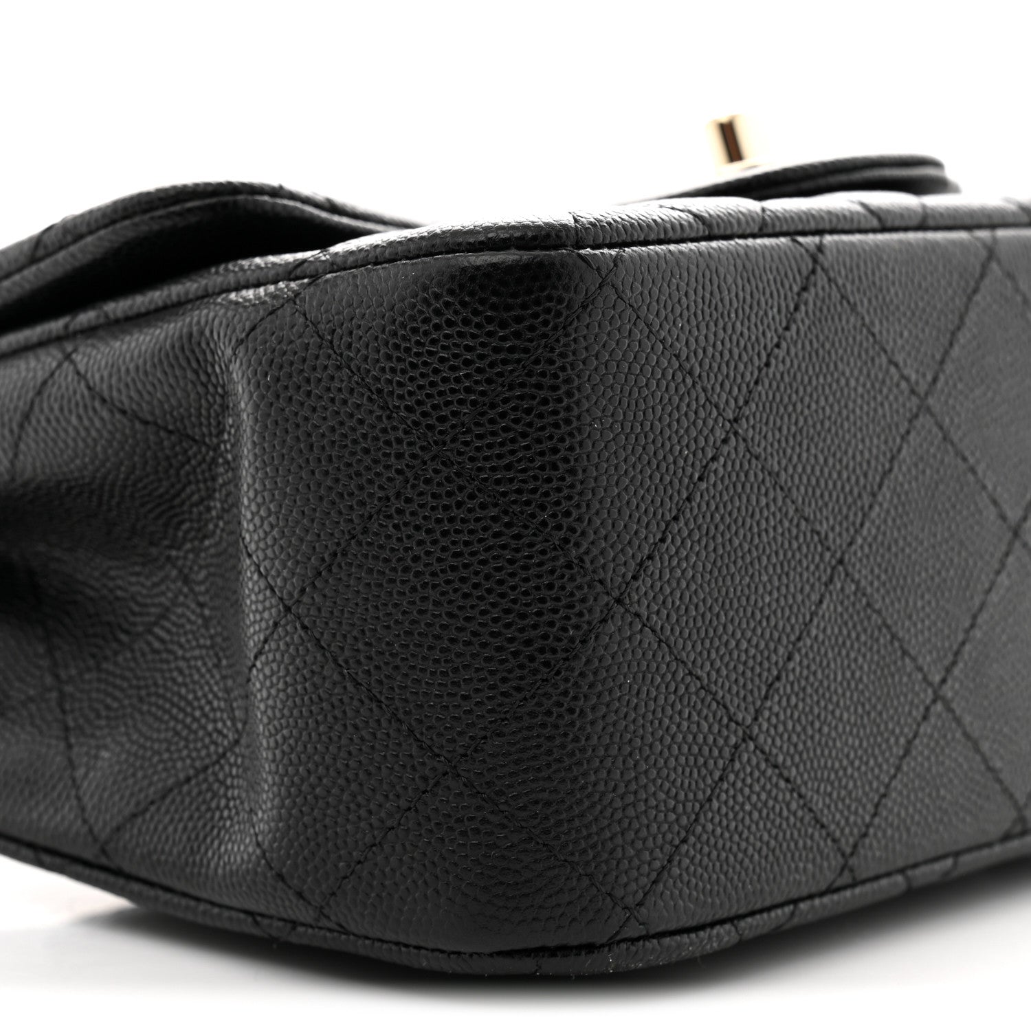 Chanel Caviar Quilted Mini Square Flap Black 9 of 10