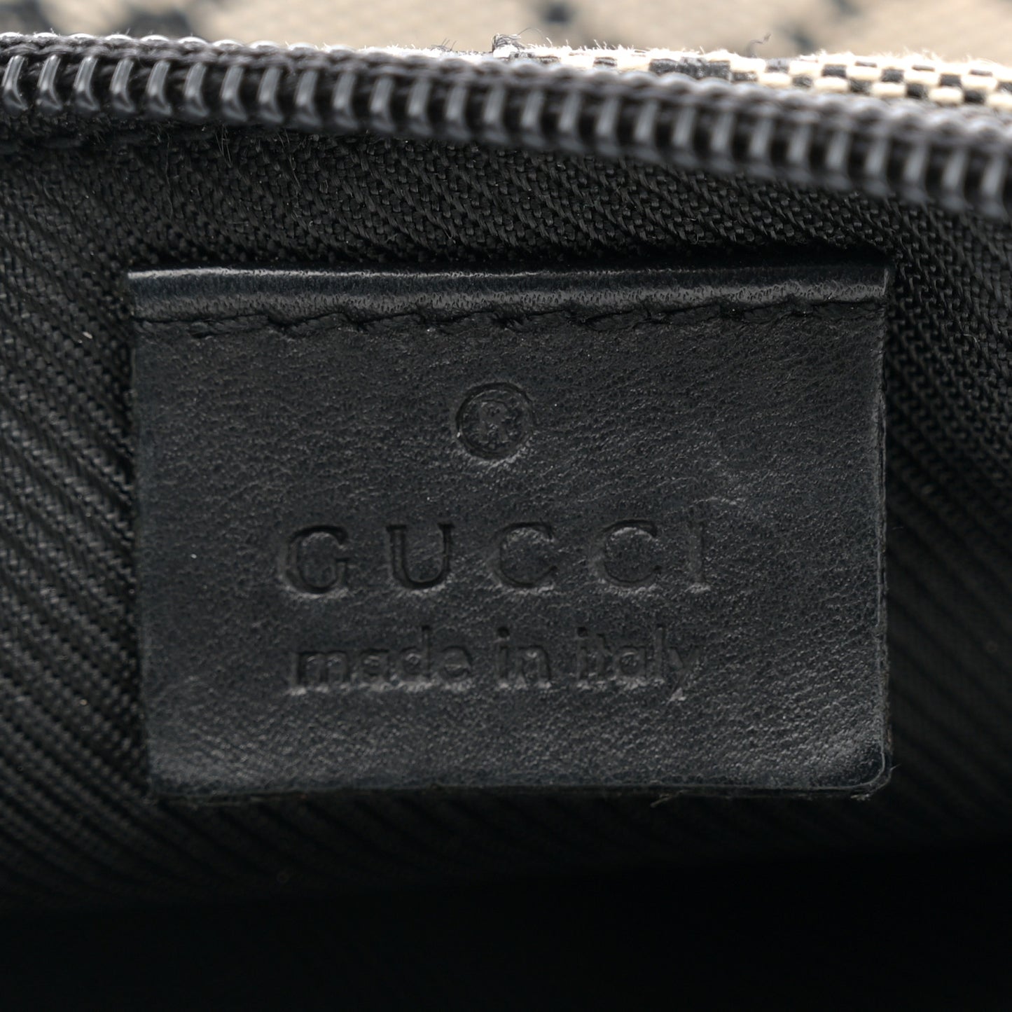 Monogram Web Boat Pochette Black