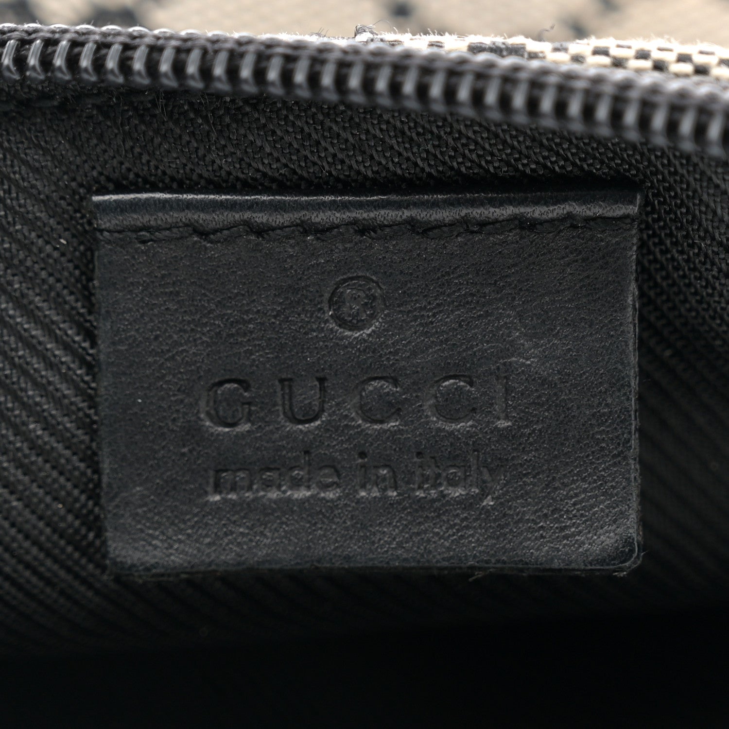 Gucci Monogram Web Boat Pochette Black 6 of 12