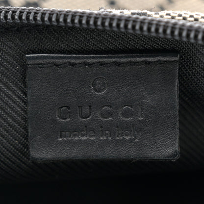 Gucci Monogram Web Boat Pochette Black 6 of 12
