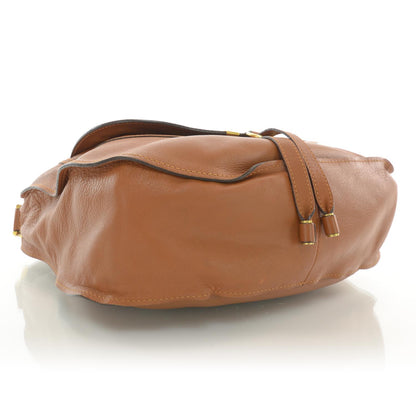 Chloe Leather Large Marcie Hobo Tan 4 of 9