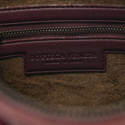 Bottega Veneta Nappa Velours Intrecciato Fuzzy Medium Veneta Hobo Aubergine 5 of 8