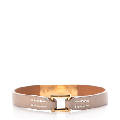 Hermes Tadelakt Micro Rivale Bracelet M Argile 3 of 6