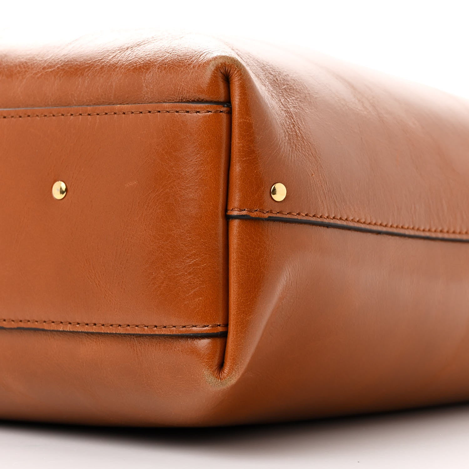 Chloe Shiny Calfskin Marcie Hobo Bag Clay Brown 10 of 11