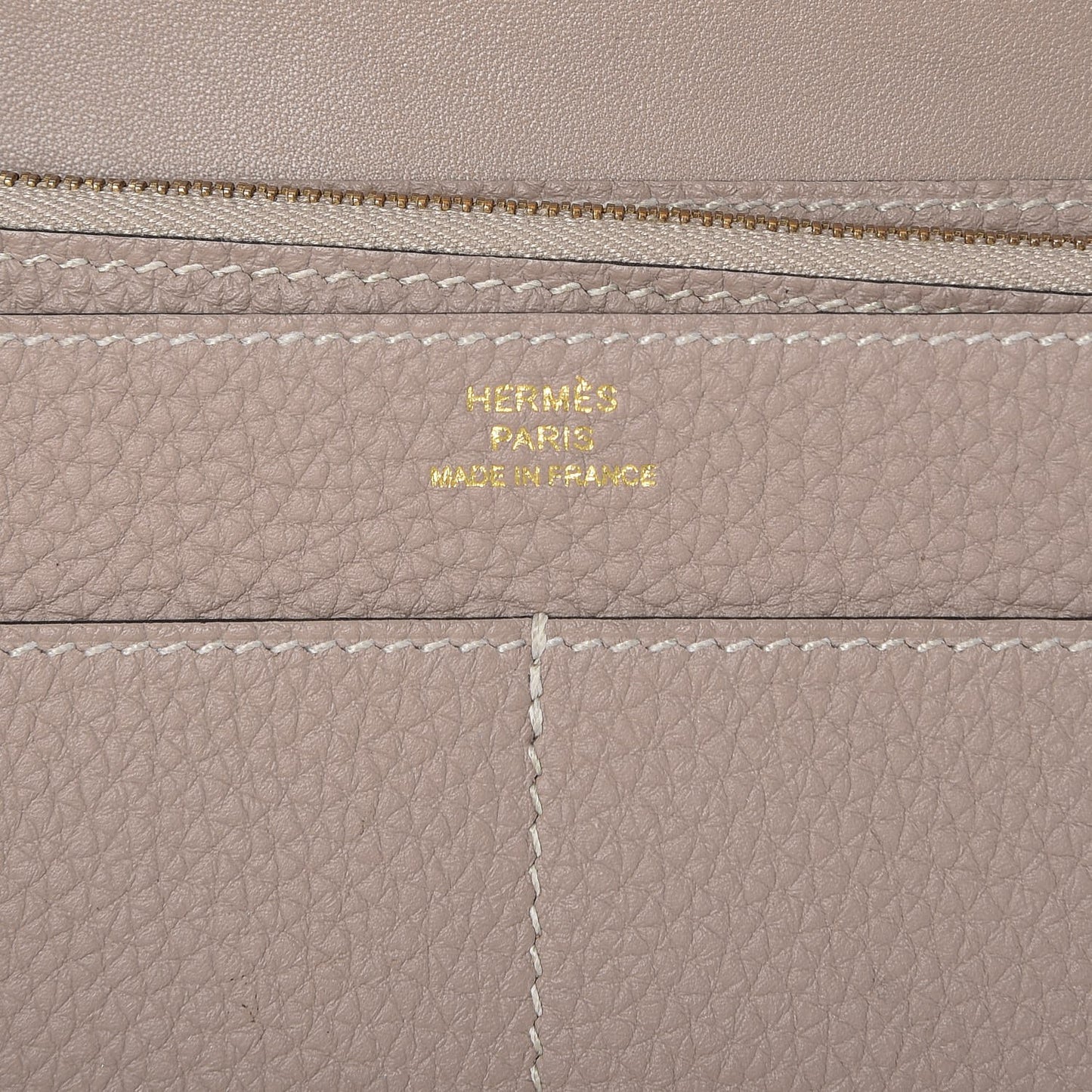 Togo Dogon Duo Wallet Gris Tourterelle