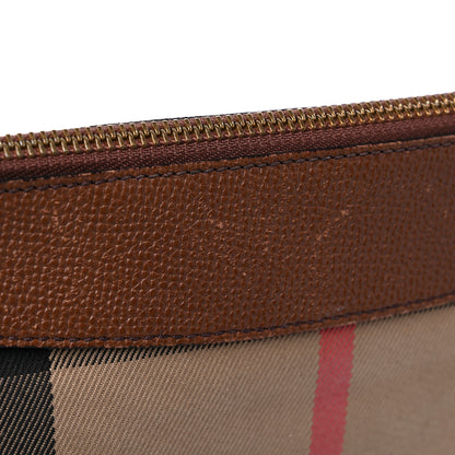 Burberry House Check Derby Peyton Crossbody Clutch Bag Tan 14 of 23
