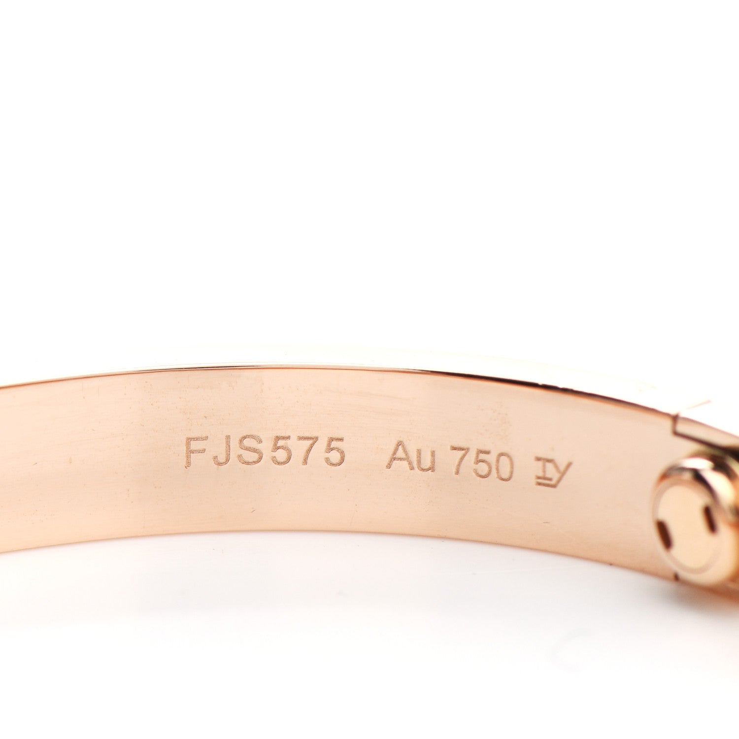 Cartier 18K Pink Gold LOVE Bracelet 17 7 of 8