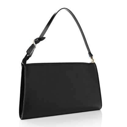 Louis Vuitton Epi Pochette Accessories 21 Black 2 of 6