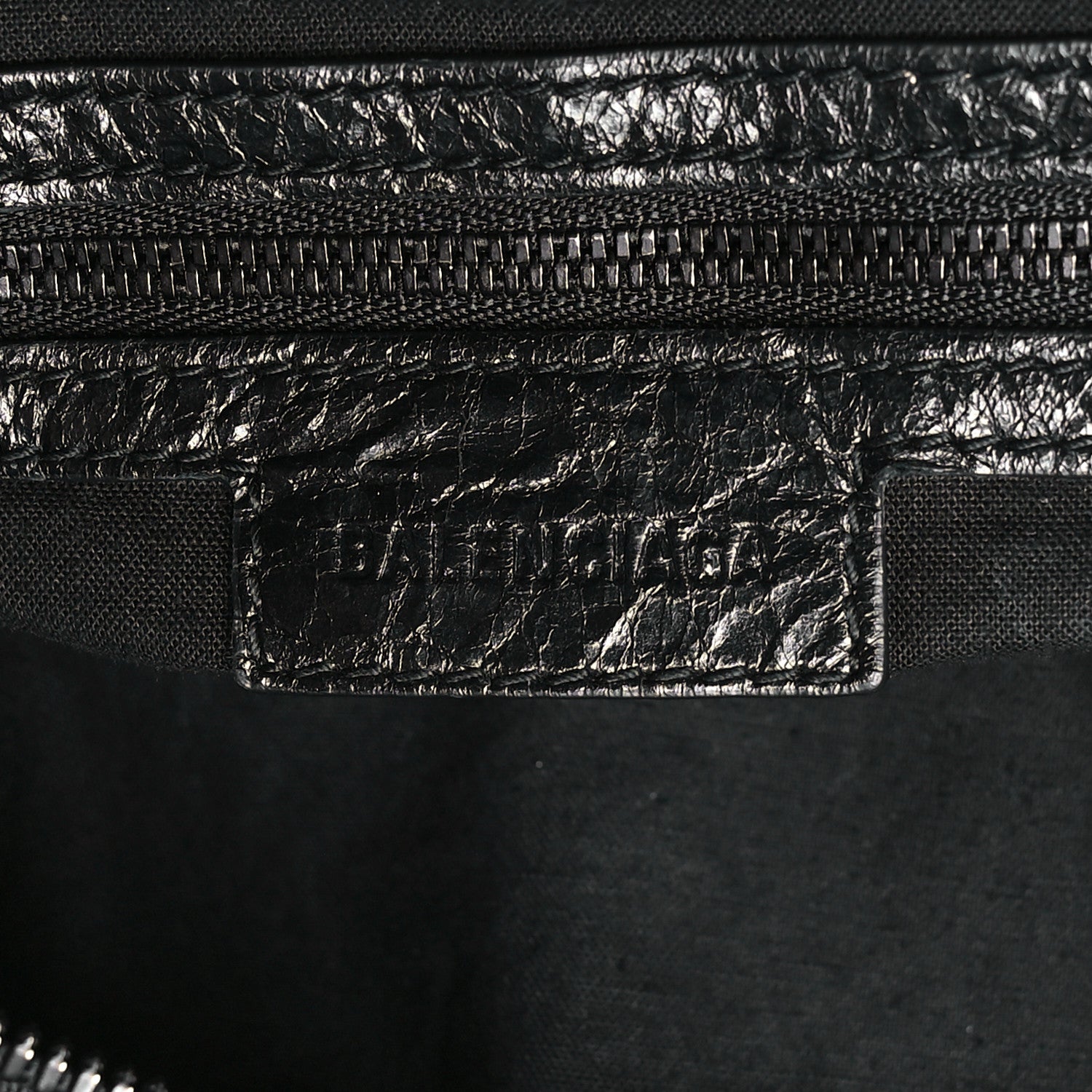 Balenciaga Agneau Arena Medium Le Cagole Tote Bag Black 6 of 12