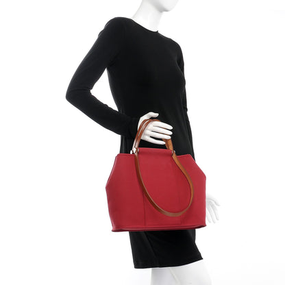 Hermes Toile Cabag 32 PM Rubis 3 of 10
