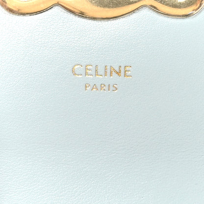 Celine Shiny Calfskin Mini Triomphe Ice Blue 6 of 11