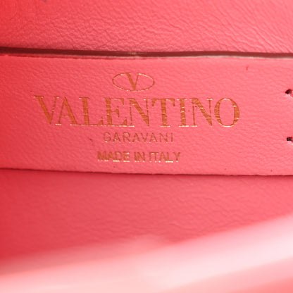Valentino Garavani Nappa Small Roman Stud The Handle Bag Flamingo Pink 7 of 11
