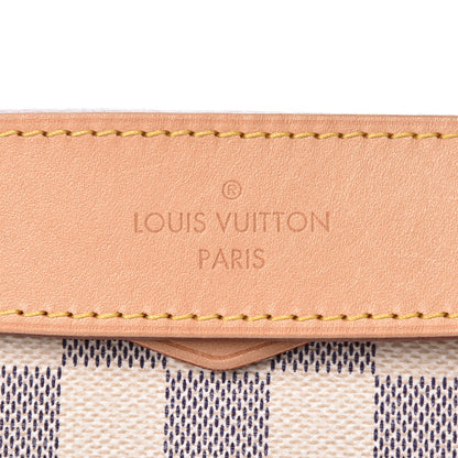 Louis Vuitton Damier Azur Graceful MM Rose Ballerine 6 of 12