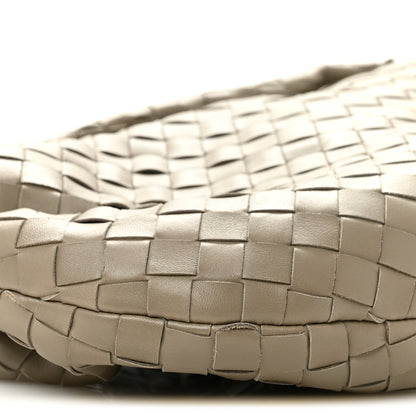 Bottega Veneta Nappa Intrecciato Teen Jodie Hobo Taupe Grey 9 of 10