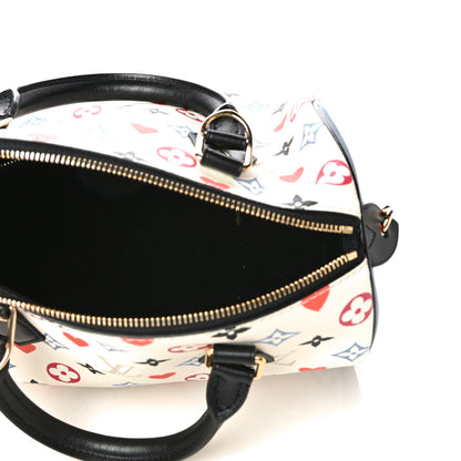Louis Vuitton Game On Speedy Bandouliere 25 White 5 of 12