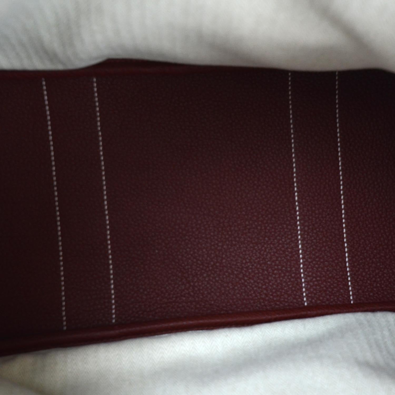 Hermes Negonda Garden Party Tote 36 MM Rouge H 8 of 8