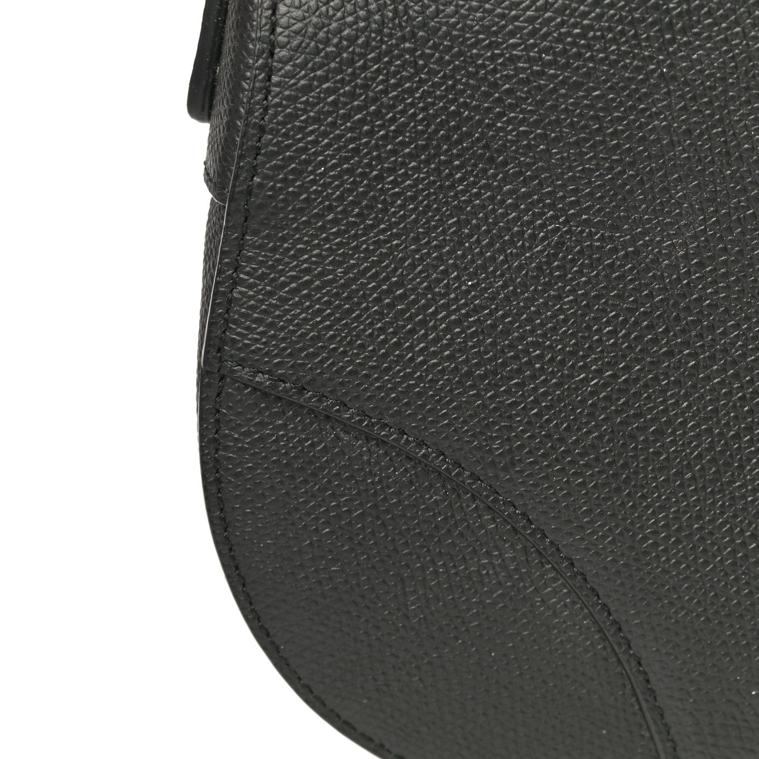 Christian Dior Grained Calfskin Mini Saddle Bag Black 14 of 16