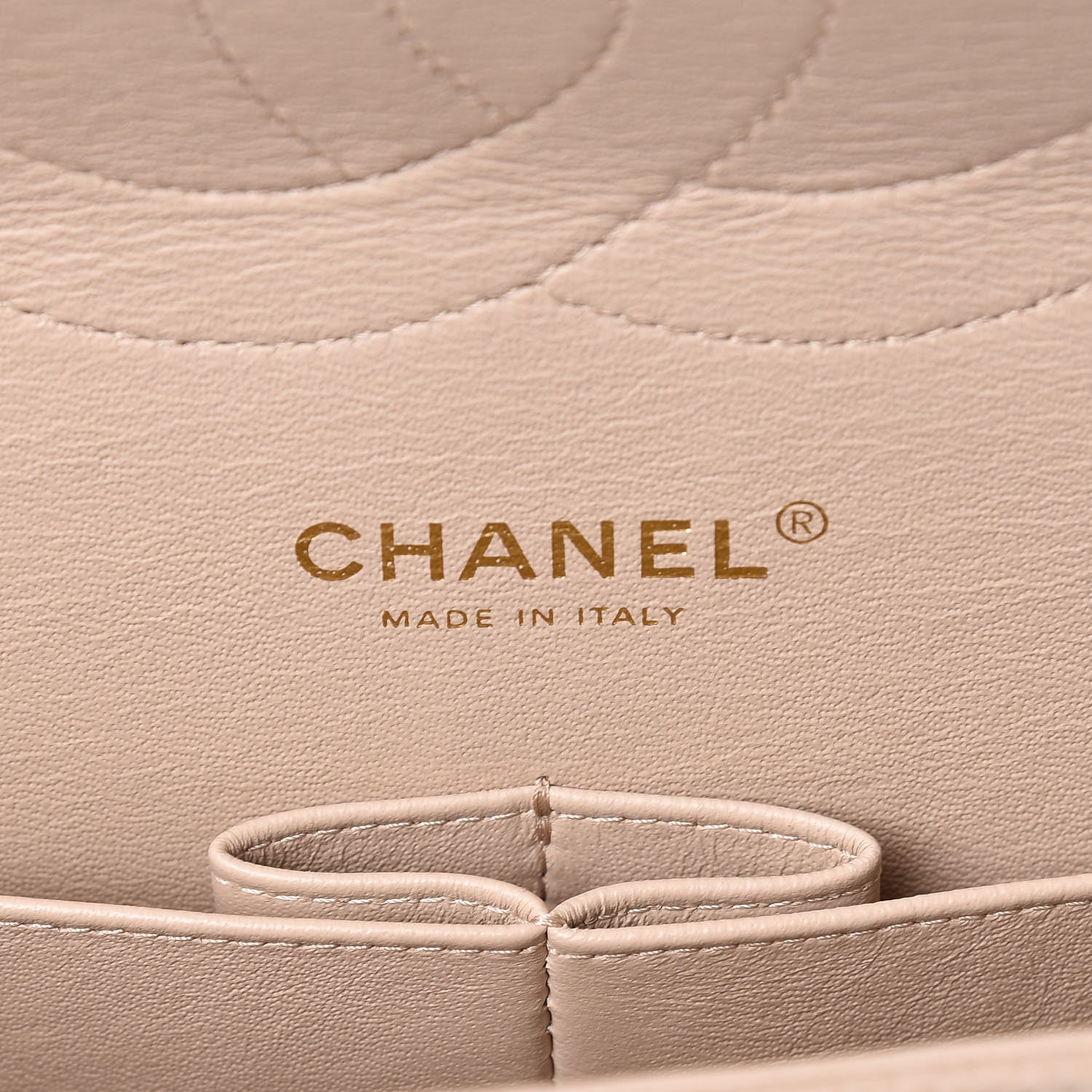Chanel Iridescent Caviar Quilted Jumbo Double Flap Beige 6 of 14