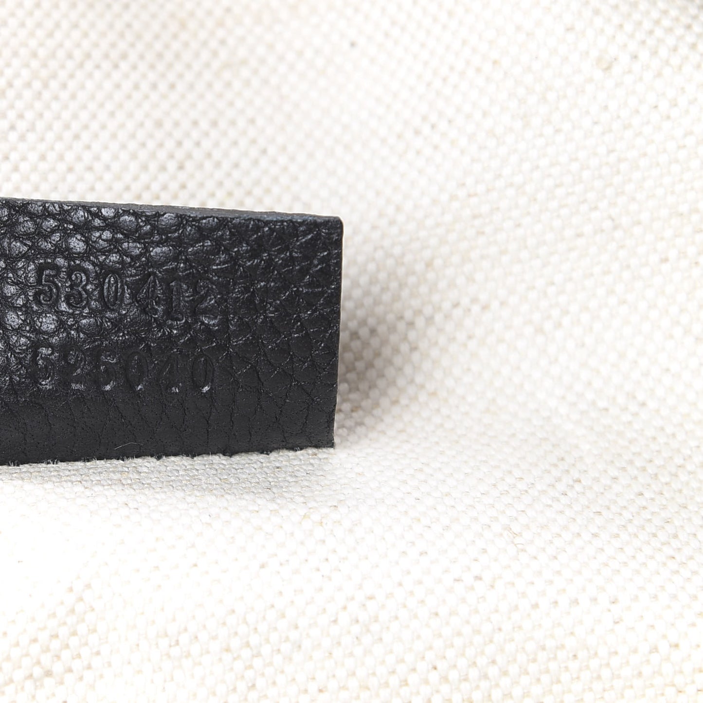 Grained Calfskin Logo Belt Bag Black