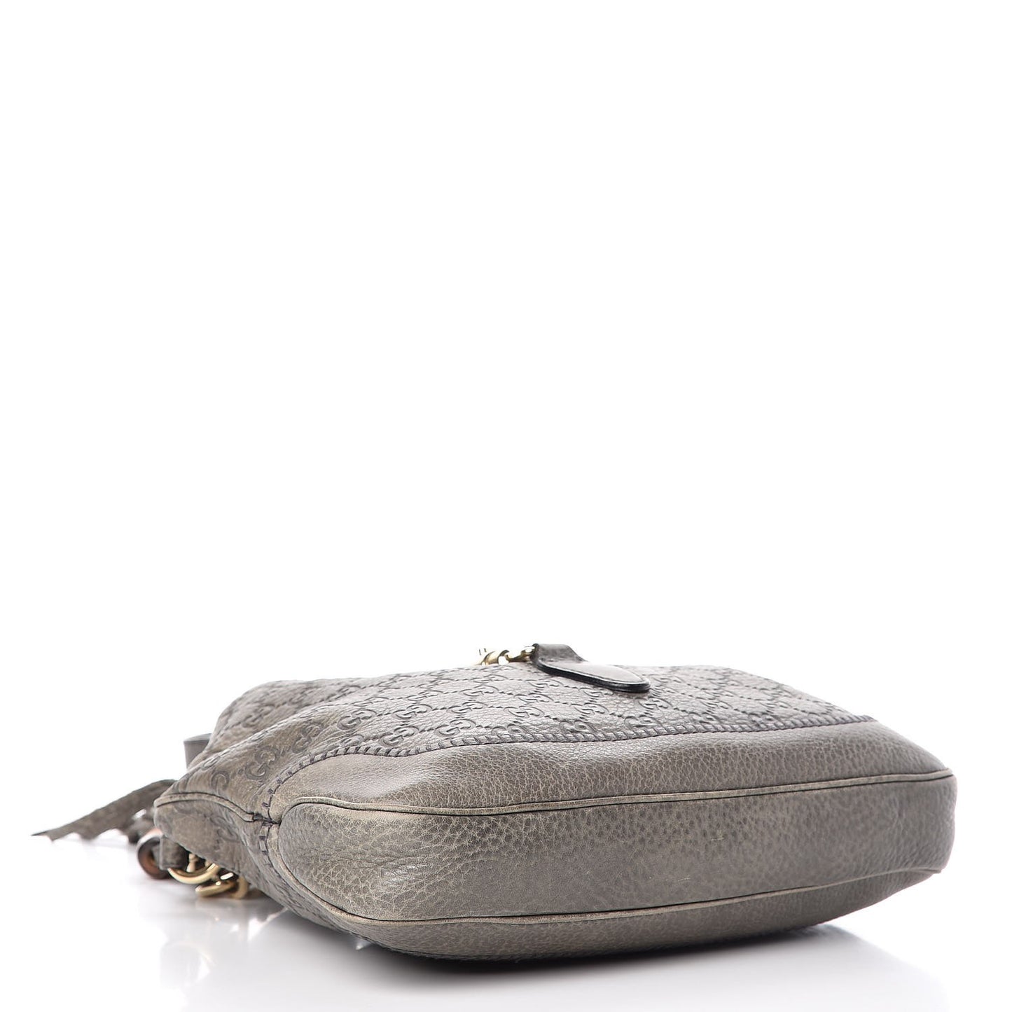 Guccissima Medium New Jackie Shoulder Bag Olive Green