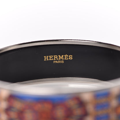 Hermes Enamel Printed Wide Rubans du Cheval Bracelet 65 4 of 6