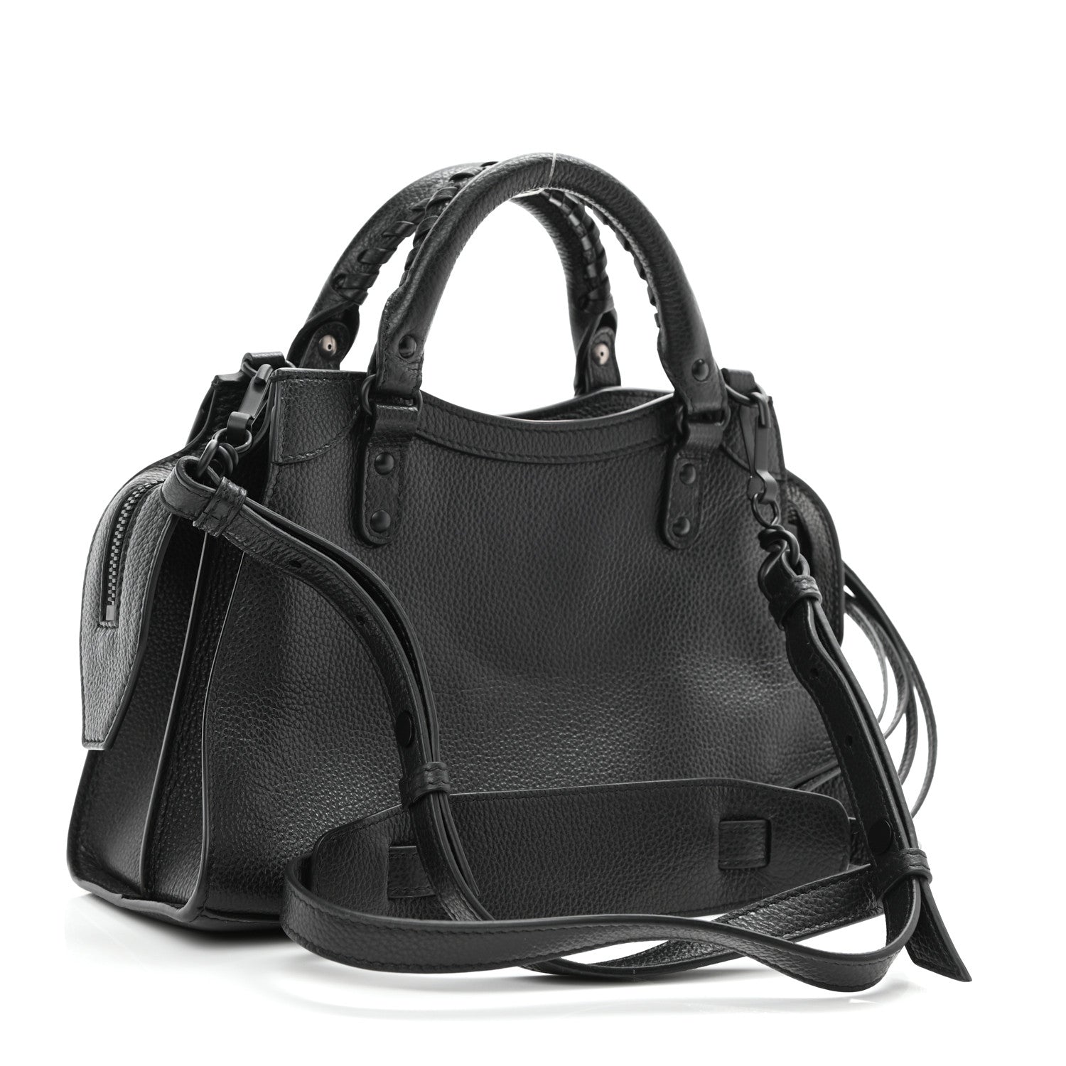 Balenciaga Grained Calfskin Neo Classic Black Hardware XS City Black 3 of 8