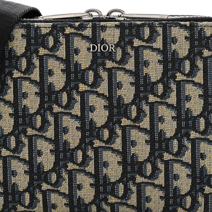 Christian Dior Oblique Pouch Navy Blue 10 of 13