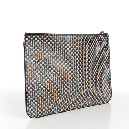 Alexander McQueen Coated Canvas Skull Zipped Pouch Black 3 of 7