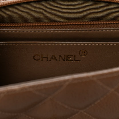 Chanel Caviar Quilted Medium Single Flap Brown 6 of 13